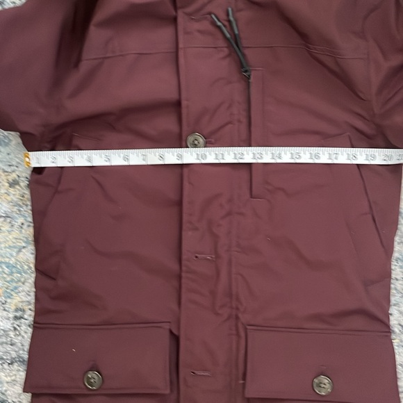 NEW | J.Crew Nordic Parka Burgundy Maroon Dark Wine Mens XS fits Women S AD603 - Picture 11 of 12